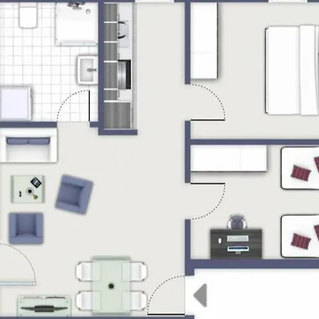 Apartmán Jacobihof Haus 8 04 Dahme (Schleswig-Holstein)