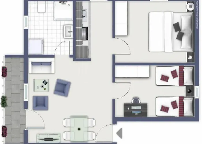 Apartmán Jacobihof Haus 8 04 Dahme (Schleswig-Holstein)